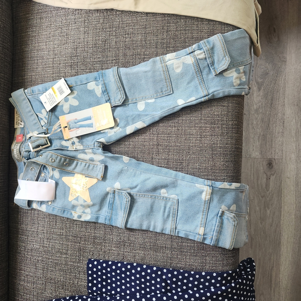 Cargo Blue Denim Overalls Classic Style